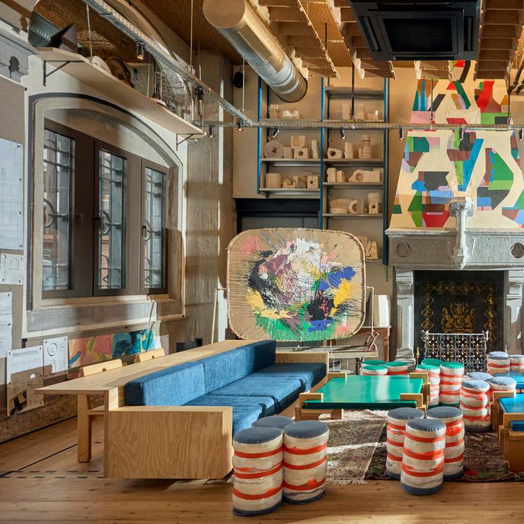 Lionel Jadot designs Jam Hotel Ghent to evoke an artist's atelier